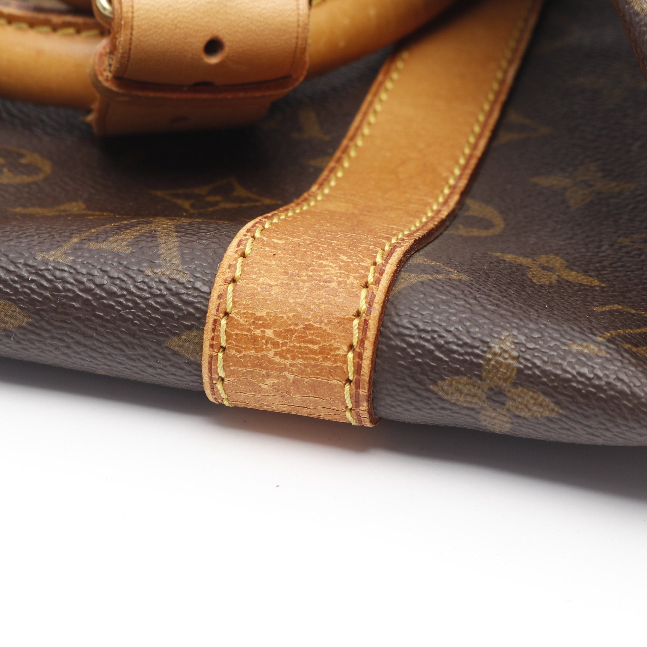 Louis Vuitton Louis Vuitton Keepall 50 Monogram Boston Bag Leather Brown Size ONE SIZE - 10 Thumbnail