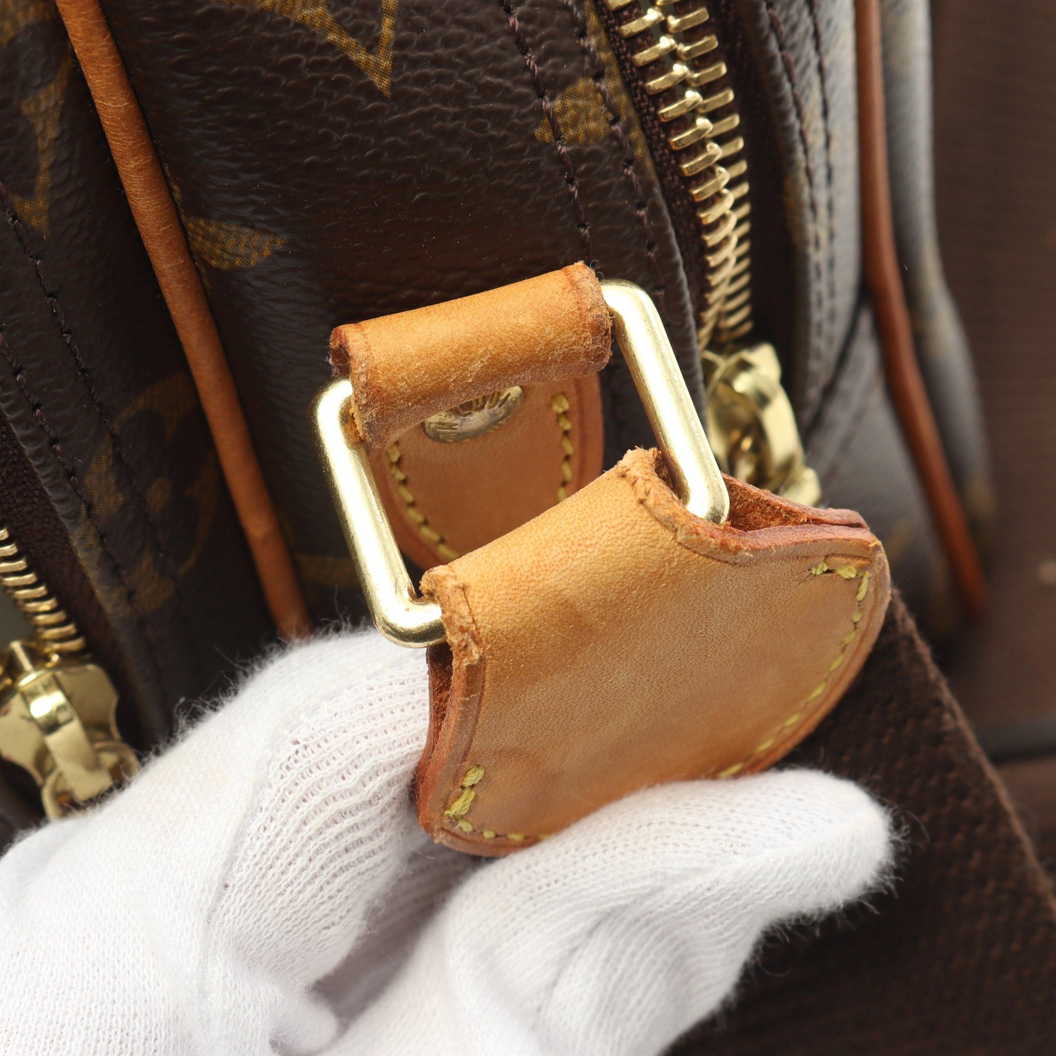 Louis Vuitton Louis Vuitton Reporter Pm Monogram Shoulder Bag Leather Brown Size ONE SIZE - 9 Thumbnail