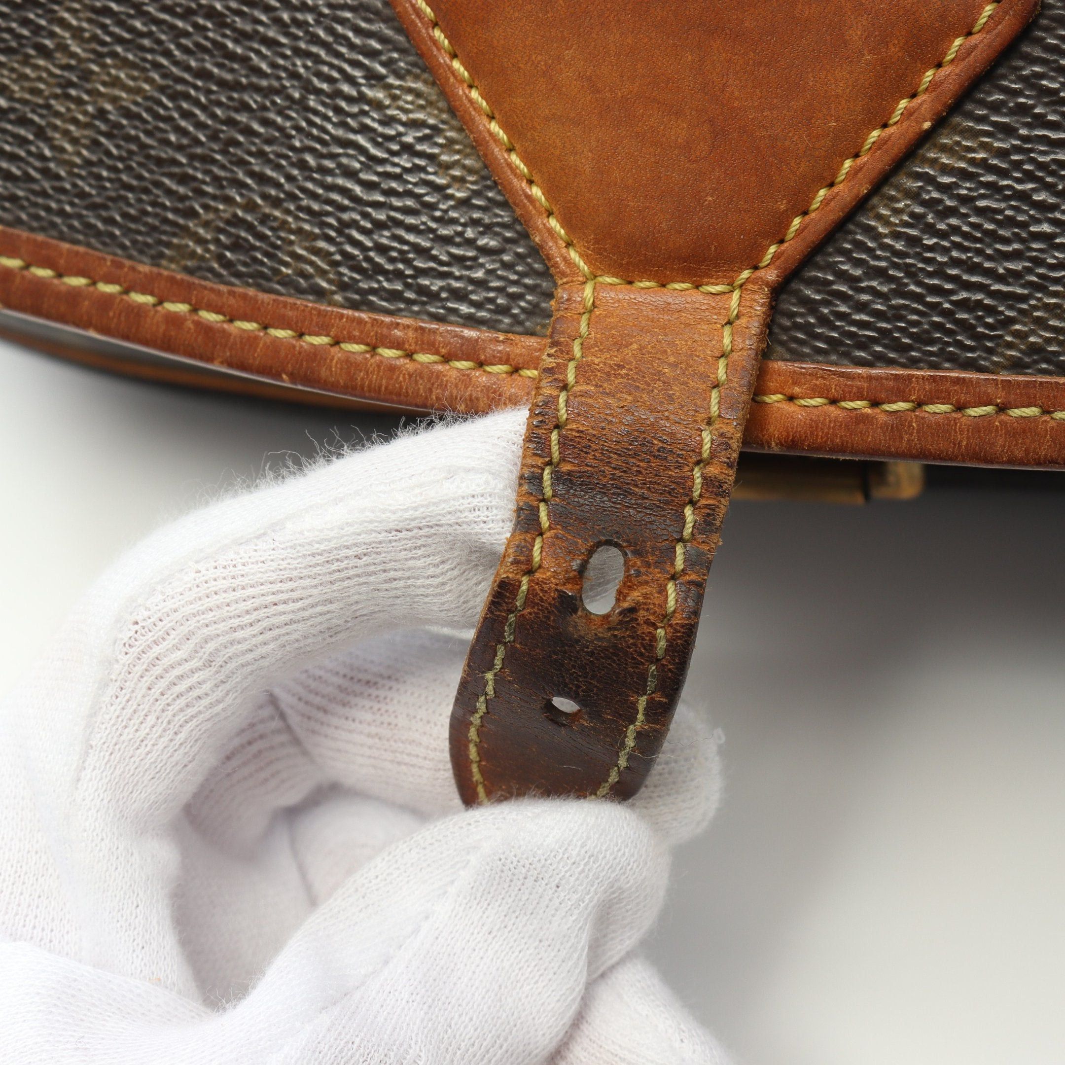 Louis Vuitton Louis Vuitton Sologne Monogram Shoulder Bag Leather Brown Size ONE SIZE - 11 Thumbnail