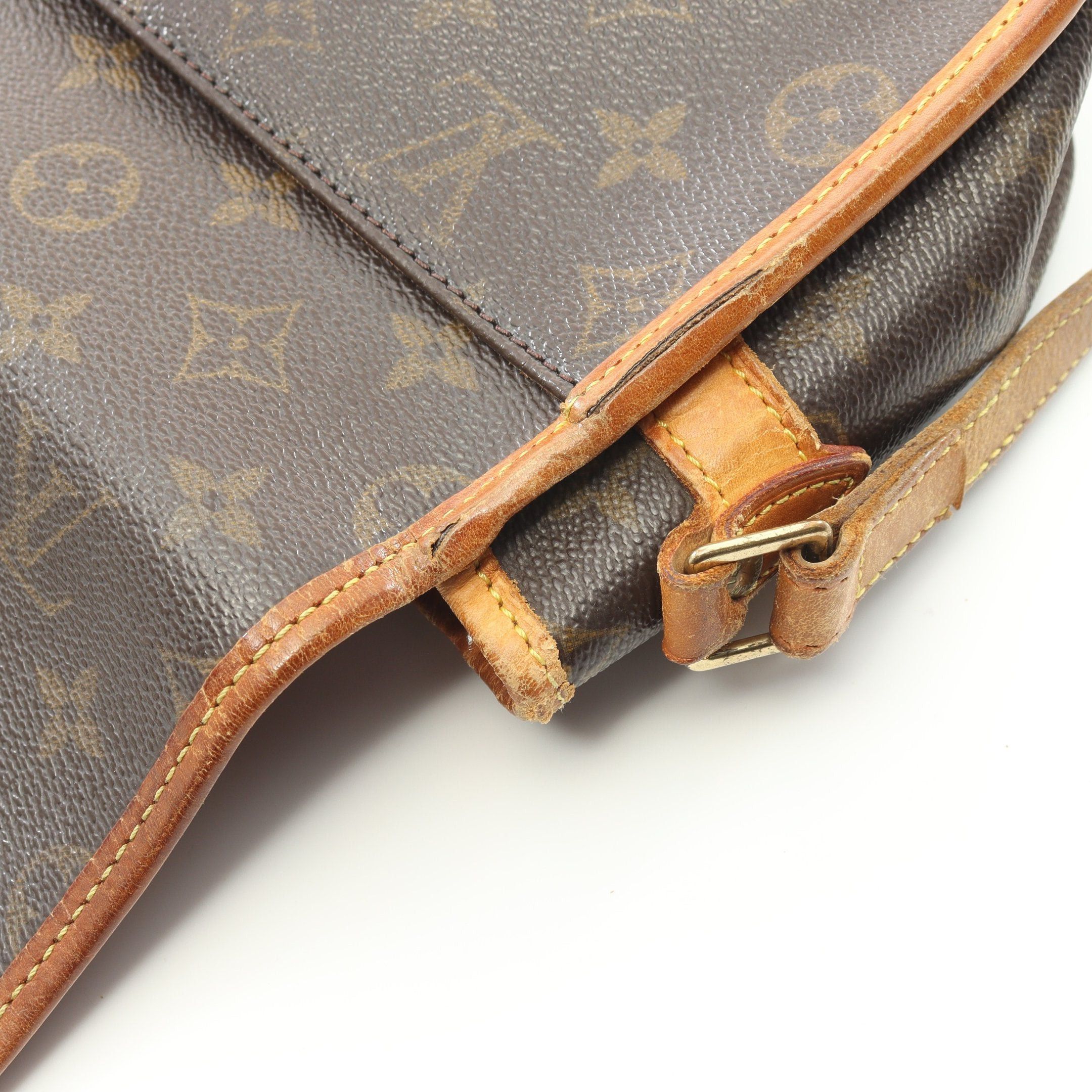 Louis Vuitton Louis Vuitton Sologne Monogram Shoulder Bag Leather Brown Size ONE SIZE - 6 Thumbnail