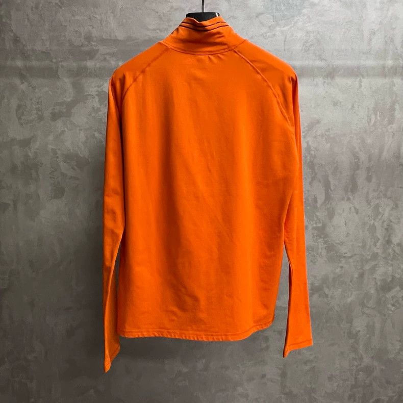 Dior Dior Orange Embroidered Logo Long Sleeve Sweatshirt Size US L / EU 52-54 / 3 - 5 Thumbnail