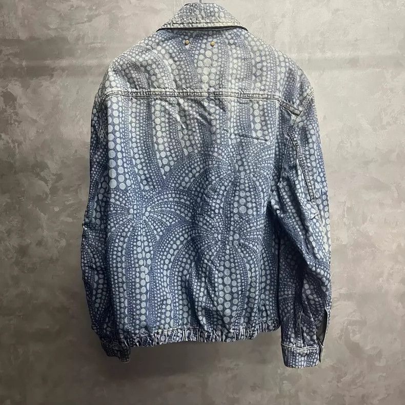 Louis Vuitton Louis Vuitton Blue Denim Jacket with Pumpkin Print Size US L / EU 52-54 / 3 - 5 Thumbnail