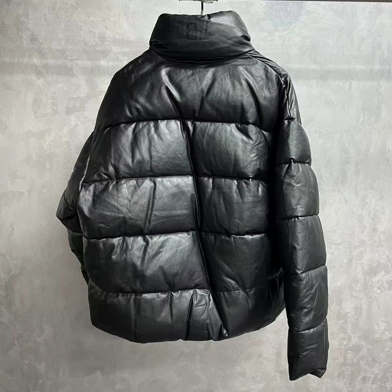 Balenciaga Balenciaga Black Padded Leather Jacket Size US L / EU 52-54 / 3 - 4 Thumbnail
