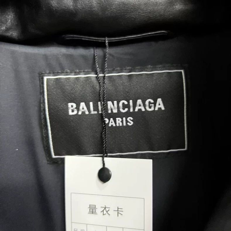 Balenciaga Balenciaga Black Padded Leather Jacket Size US L / EU 52-54 / 3 - 3 Thumbnail