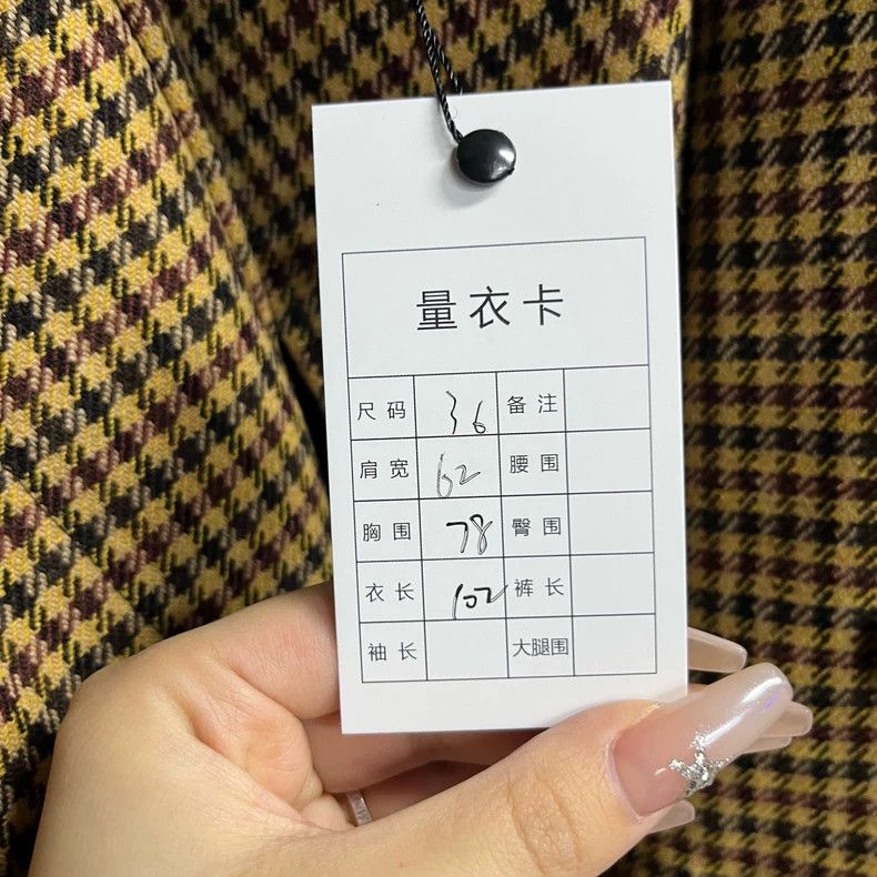 Balenciaga Balenciaga Yellow Check Wool Collar Coat Size US S / EU 44-46 / 1 - 2 Thumbnail