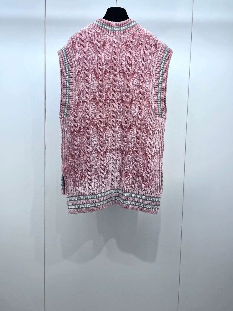 Chanel Chanel Velvet Knit Vest with Sequins Size US S / EU 44-46 / 1 - 2 Thumbnail