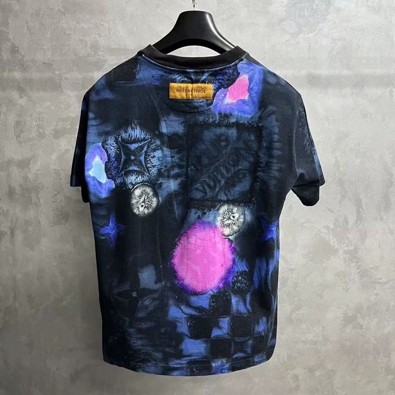 Louis Vuitton Louis Vuitton Blue Digital Print Casual T-Shirt Size US S / EU 44-46 / 1 - 5 Thumbnail