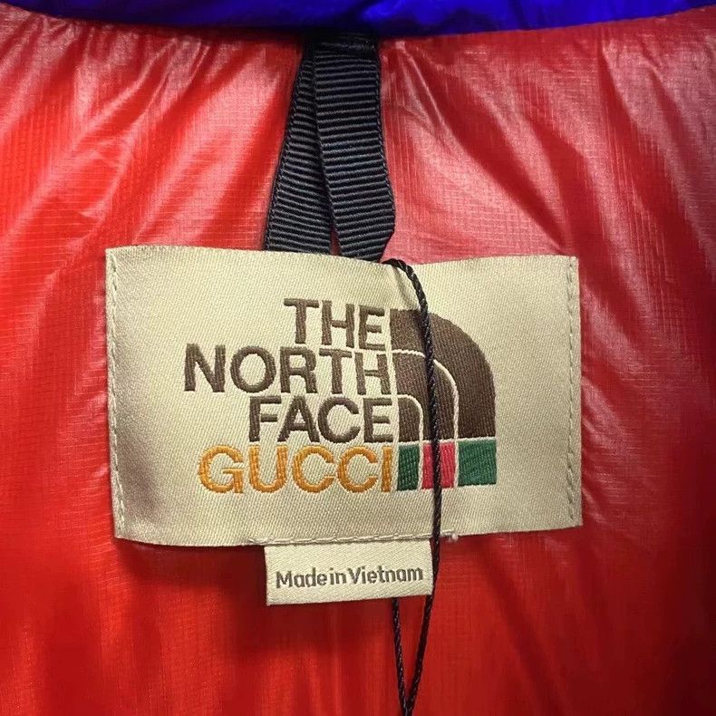 Gucci Gucci The North Face Blue Logo Puffer Vest Size US M / EU 48-50 / 2 - 4 Thumbnail