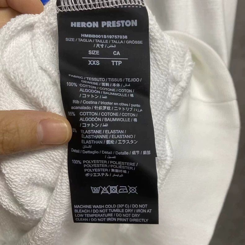 Heron Preston Heron Preston White Hoodie with Crane Design Size US XS / EU 42 / 0 - 5 Thumbnail