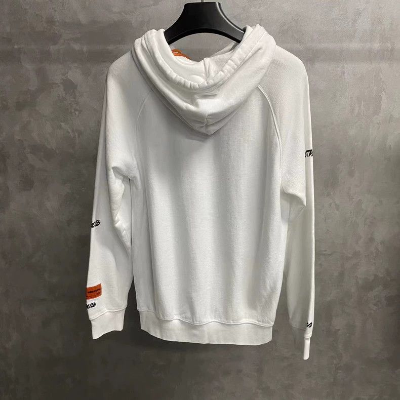 Heron Preston Heron Preston White Hoodie with Crane Design Size US XS / EU 42 / 0 - 2 Thumbnail