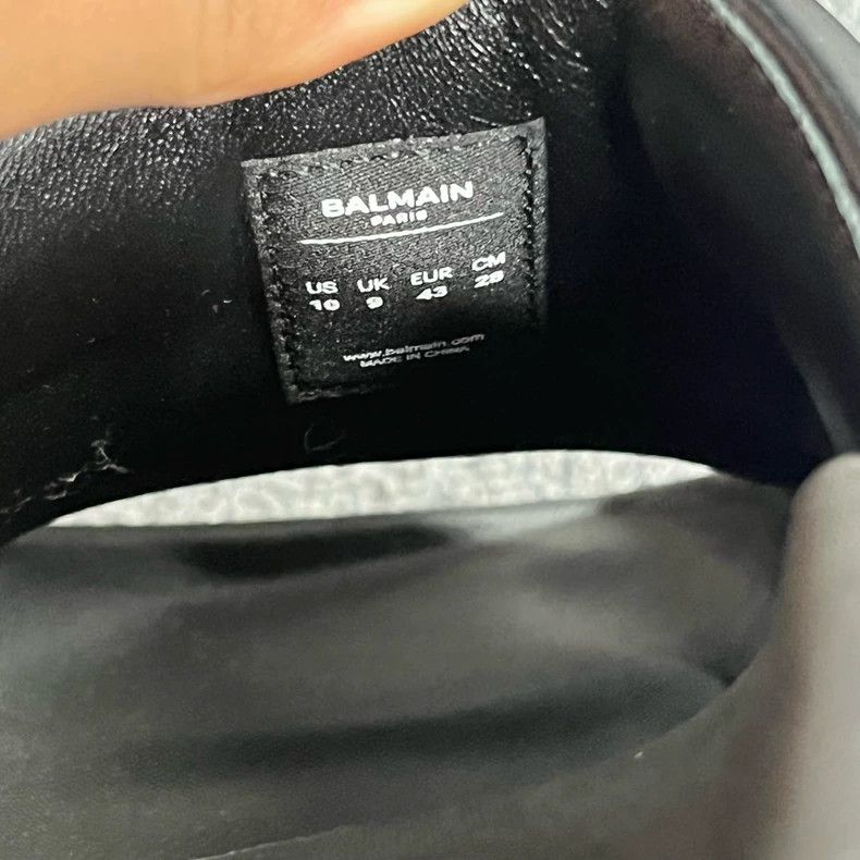 Balmain Balmain Black B-It Fashion Slippers Size 44 Size US 11 / EU 44 - 4 Thumbnail