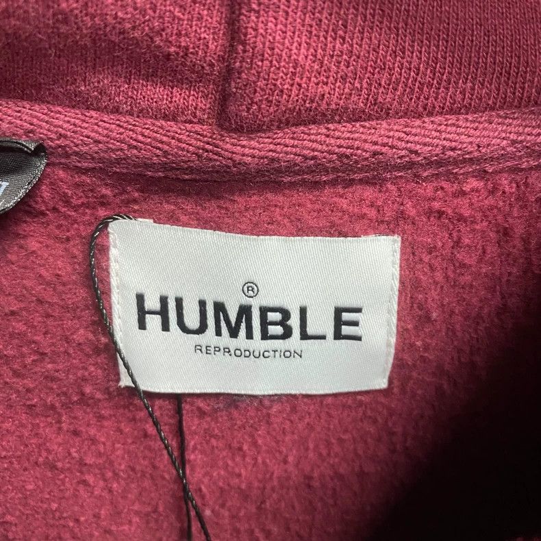 Anonymous Club Humble Wine Red Logo Print Hoodie Size US XL / EU 56 / 4 - 3 Thumbnail