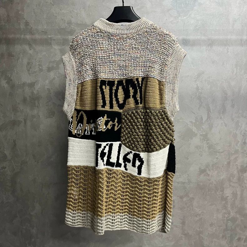 Comme des Garcons Color Block Woven Cotton-Linen Sleeveless Top Size US S / EU 44-46 / 1 - 6 Thumbnail
