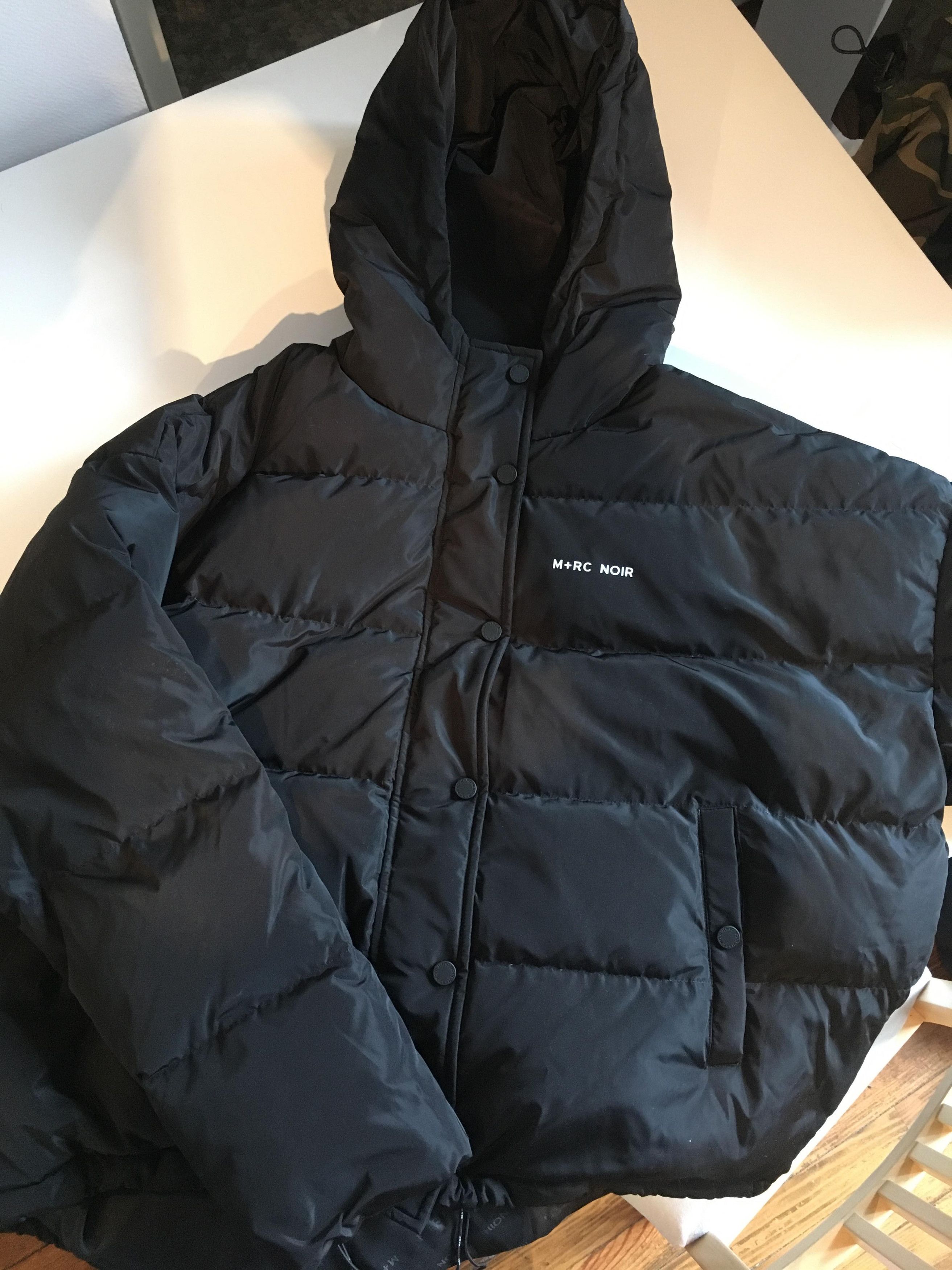 M+Rc Noir M+RC NOIR BLACK DISTORTION DOWN JACKET | Grailed