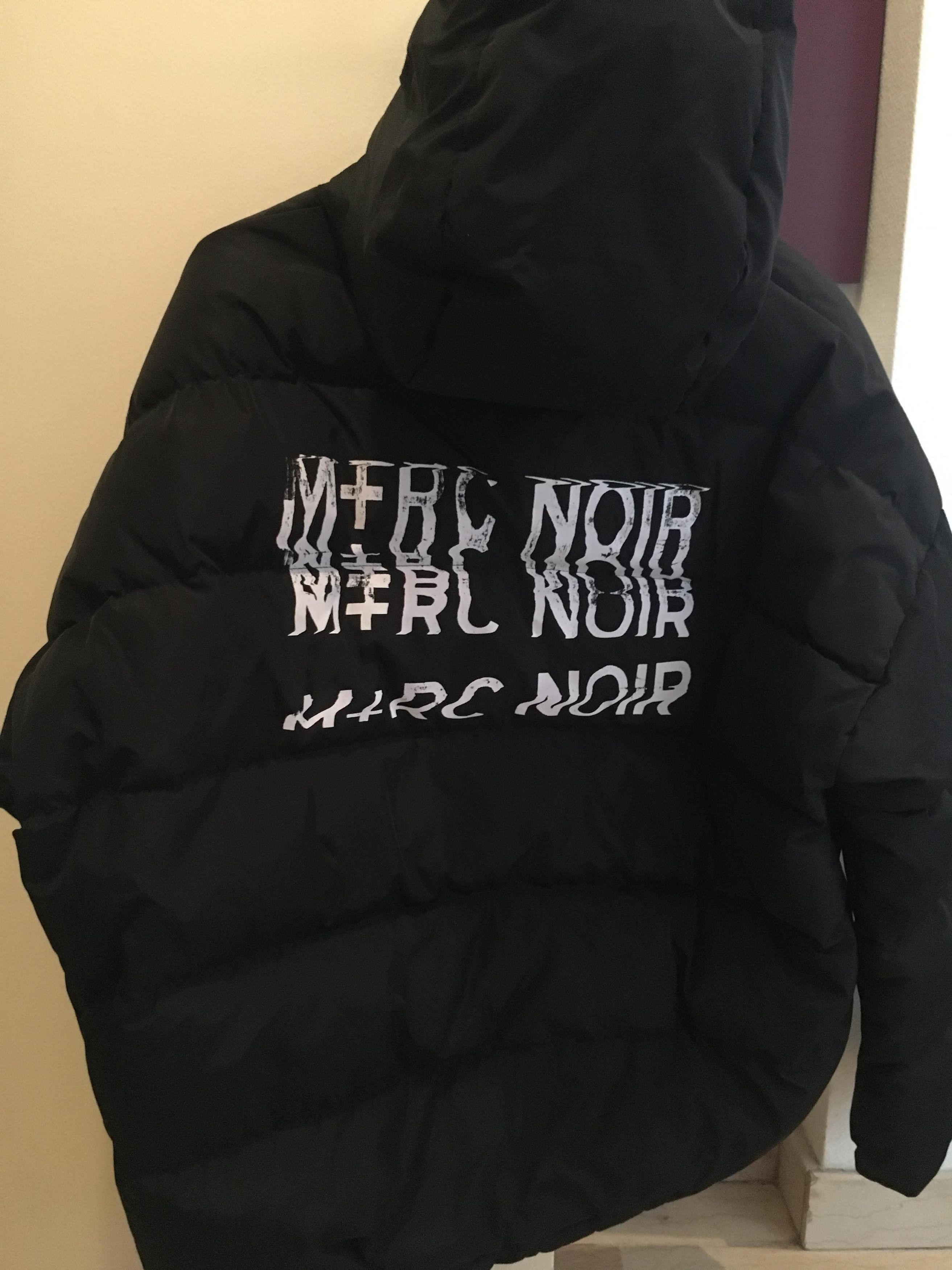 M+Rc Noir M+RC NOIR BLACK DISTORTION DOWN JACKET | Grailed
