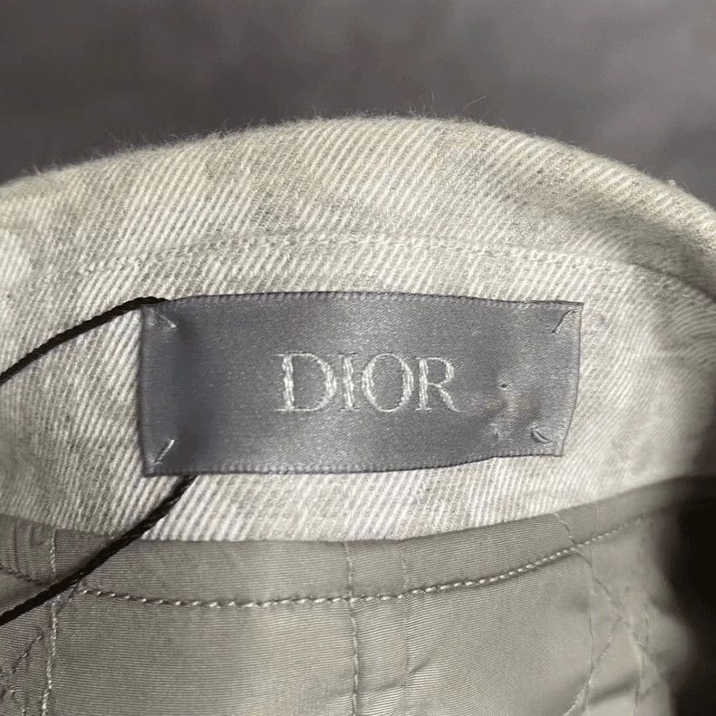 Dior Dior Logo Print Light Gray Jacket Size US L / EU 52-54 / 3 - 3 Thumbnail
