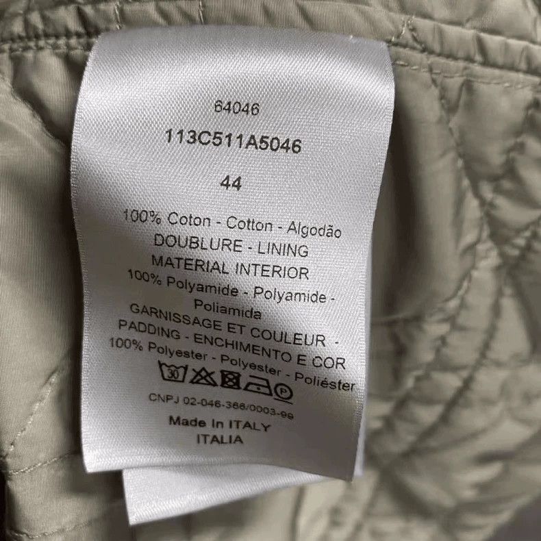 Dior Dior Logo Print Light Gray Jacket Size US L / EU 52-54 / 3 - 4 Thumbnail