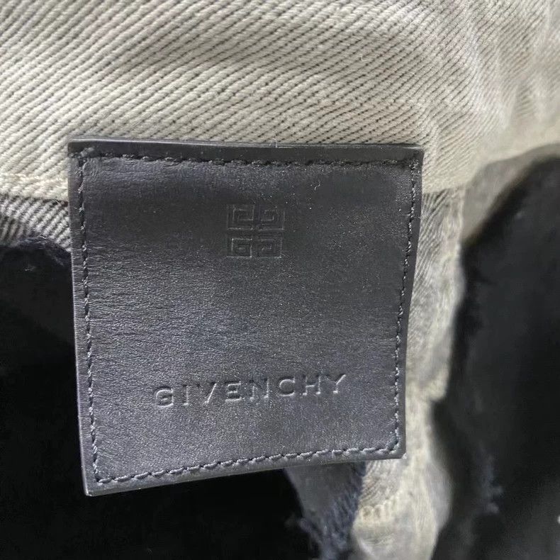 Givenchy Givenchy White Gray Distressed Denim Pants Size US 33 - 3 Thumbnail