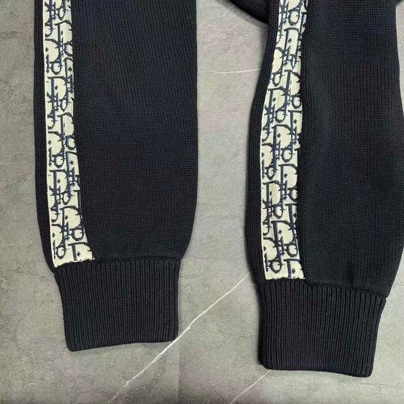 Dior Dior Navy Blue Knit Sweater for Men Size US XL / EU 56 / 4 - 5 Thumbnail