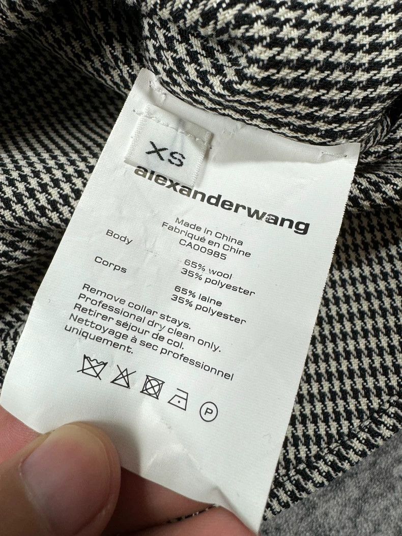 Alexander Wang Alexander Wang Houndstooth Button-Up Shirt Jacket Size US XS / EU 42 / 0 - 4 Thumbnail