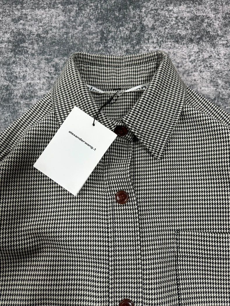 Alexander Wang Alexander Wang Houndstooth Button-Up Shirt Jacket Size US XS / EU 42 / 0 - 2 Thumbnail