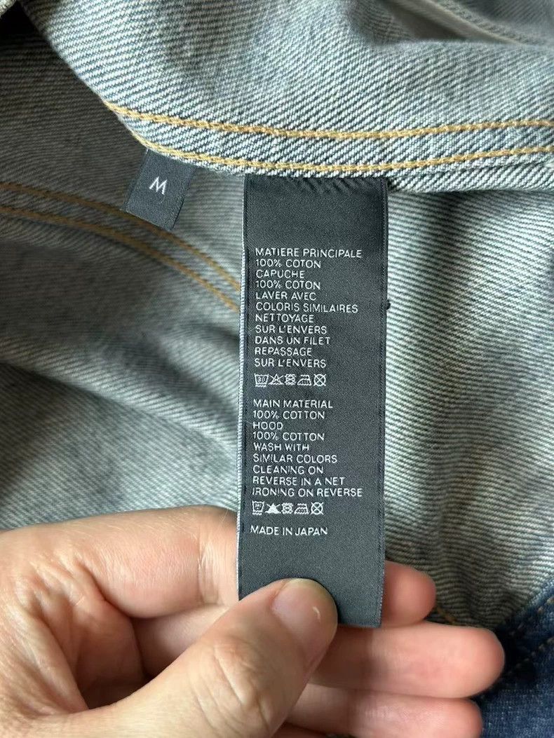 Celine Gray Hooded Denim Jacket with Logo Size US M / EU 48-50 / 2 - 4 Thumbnail