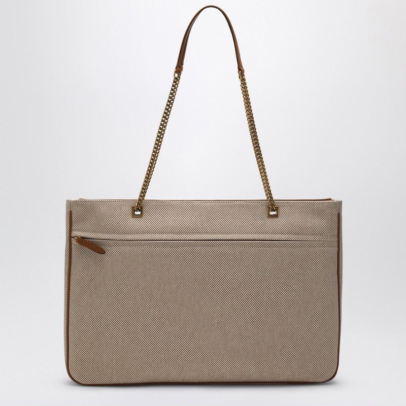 Valentino Valentino Garavani Large Viva Superstar Bag In Natural/Spice Canvas Size ONE SIZE - 2 Thumbnail