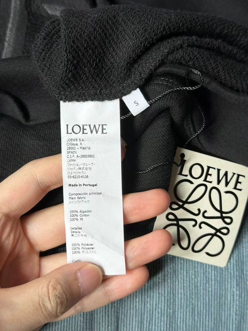 Loewe LOEWE Black Embroidered Sweatshirt Size S Size US S / EU 44-46 / 1 - 4 Thumbnail