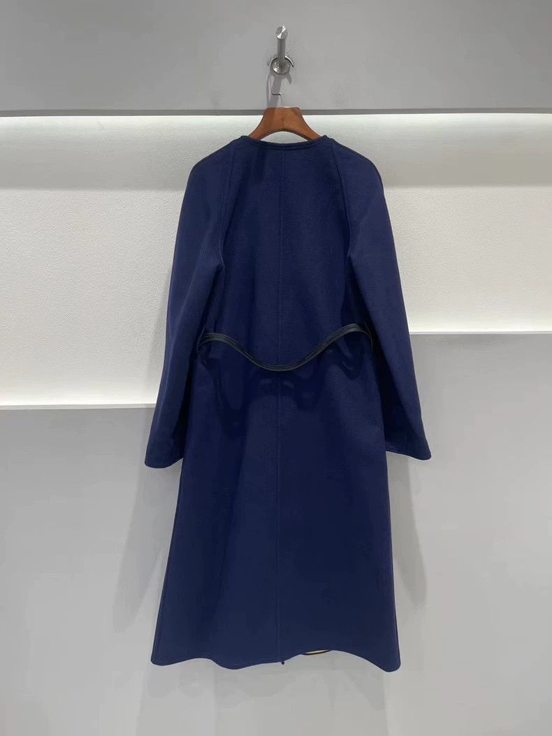 Louis Vuitton Louis Vuitton Deep Blue Wool Coat Size US XS / EU 42 / 0 - 2 Thumbnail