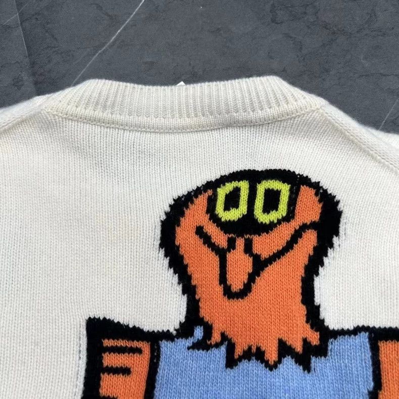 Louis Vuitton Louis Vuitton Graffiti Sweater with Doll Design Size US XL / EU 56 / 4 - 3 Thumbnail