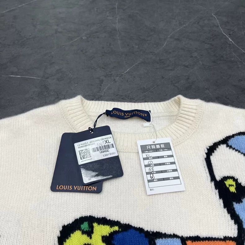 Louis Vuitton Louis Vuitton Graffiti Sweater with Doll Design Size US XL / EU 56 / 4 - 7 Thumbnail