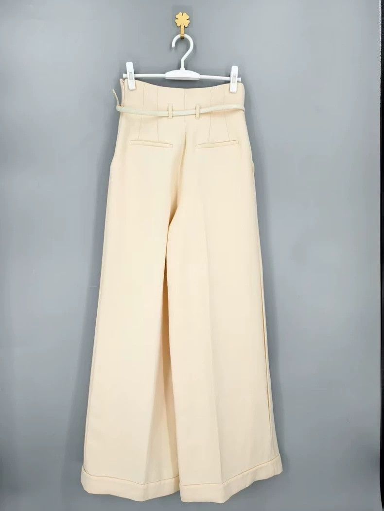 Dior Dior Wool Silk Casual Wide Leg Trousers Size US 36 / EU 52 - 2 Thumbnail