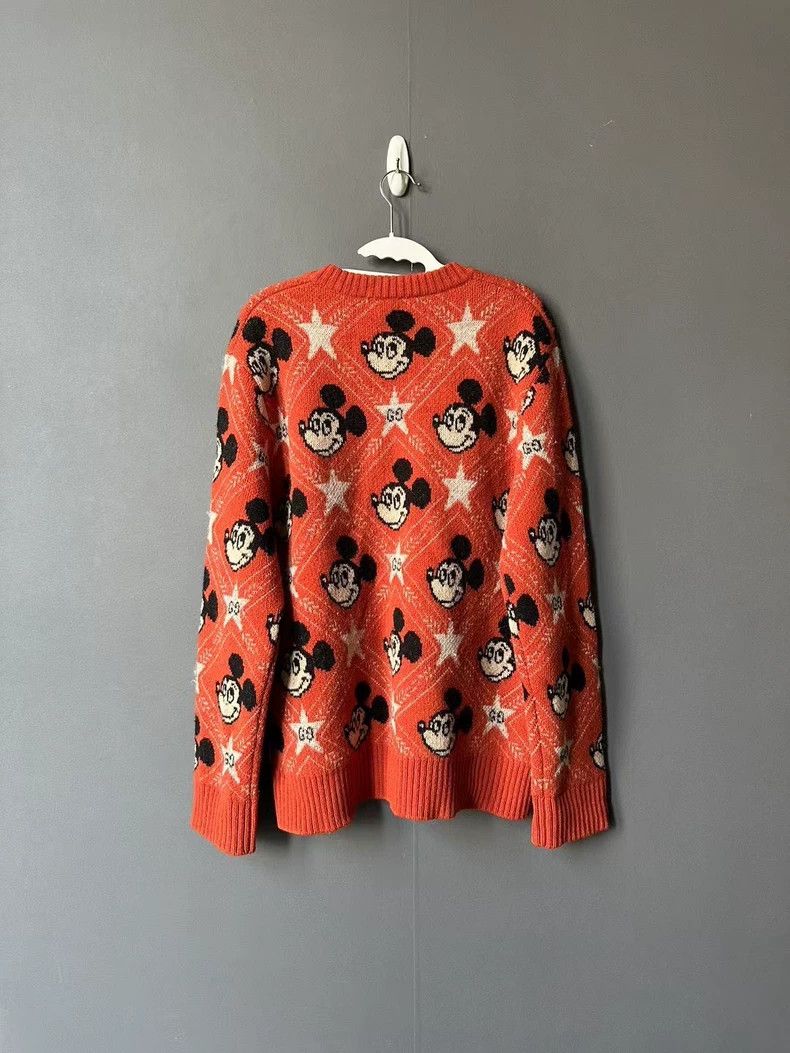 Gucci Gucci Orange Mickey Mouse Sweater Size US S / EU 44-46 / 1 - 2 Thumbnail