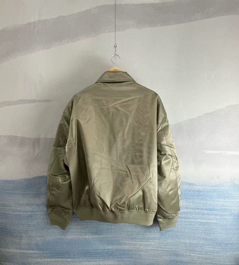 Dior Dior Olive Green Silk Jacket with Embroidery Size US XXL / EU 58 / 5 - 4 Thumbnail