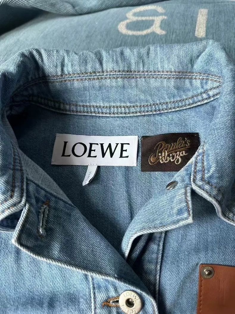 Loewe Loewe Denim Jacket with Leather Tag Size US M / EU 48-50 / 2 - 4 Thumbnail