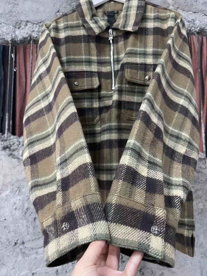 Chrome Hearts Chrome Hearts Half-Zip Flannel Shirt Size US S / EU 44-46 / 1 - 5 Thumbnail