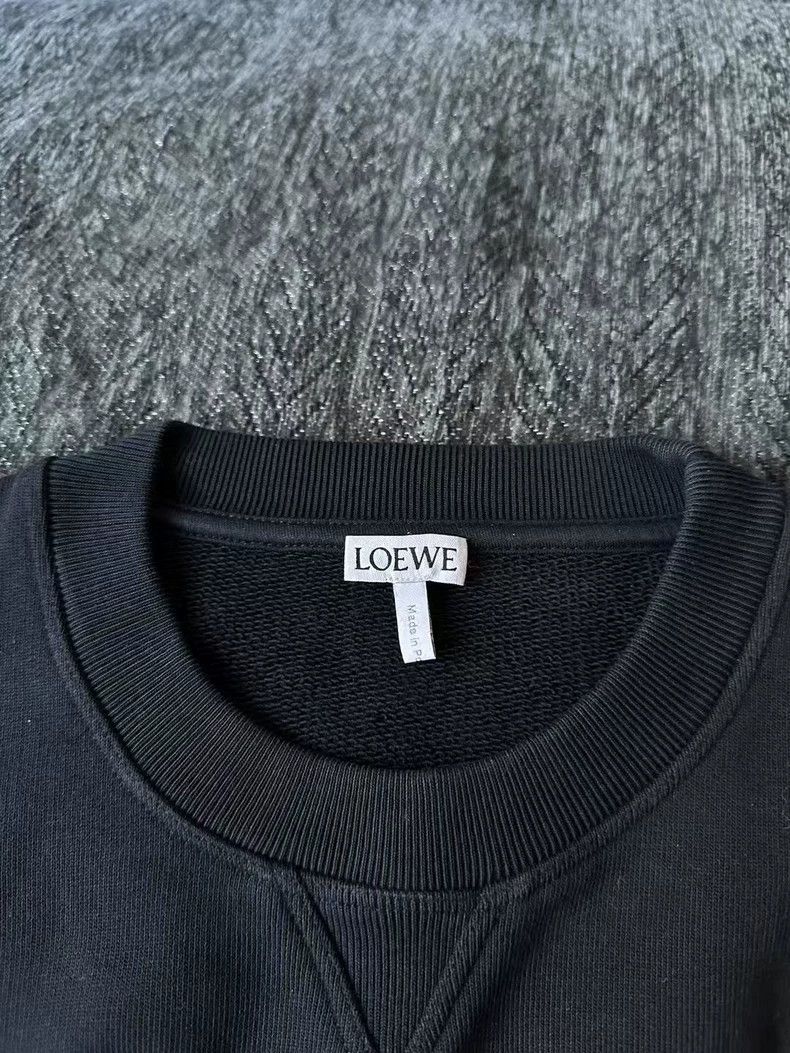 Loewe Loewe Dark Blue Embroidered Logo Sweatshirt Size US M / EU 48-50 / 2 - 2 Thumbnail