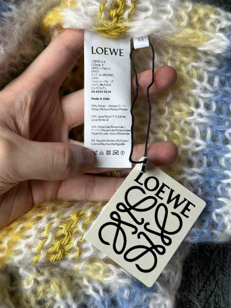 Loewe Loewe Rainbow Striped Mohair Sweater Size US XS / EU 42 / 0 - 4 Thumbnail