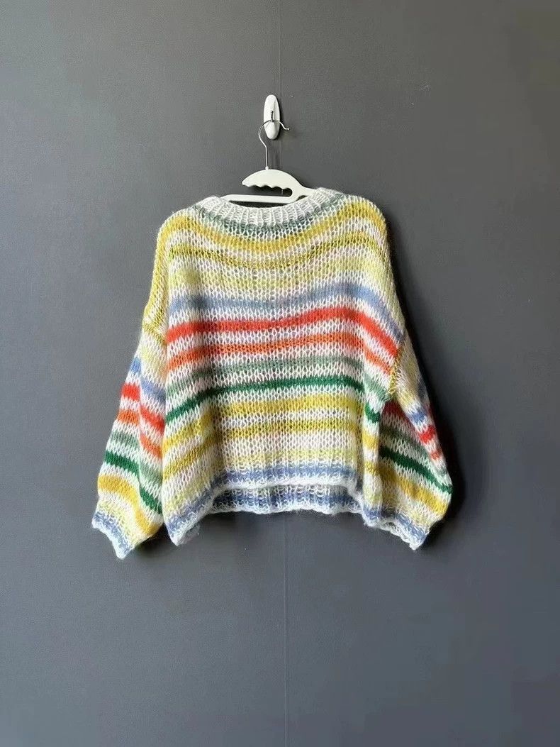 Loewe Loewe Rainbow Striped Mohair Sweater Size US XS / EU 42 / 0 - 2 Thumbnail