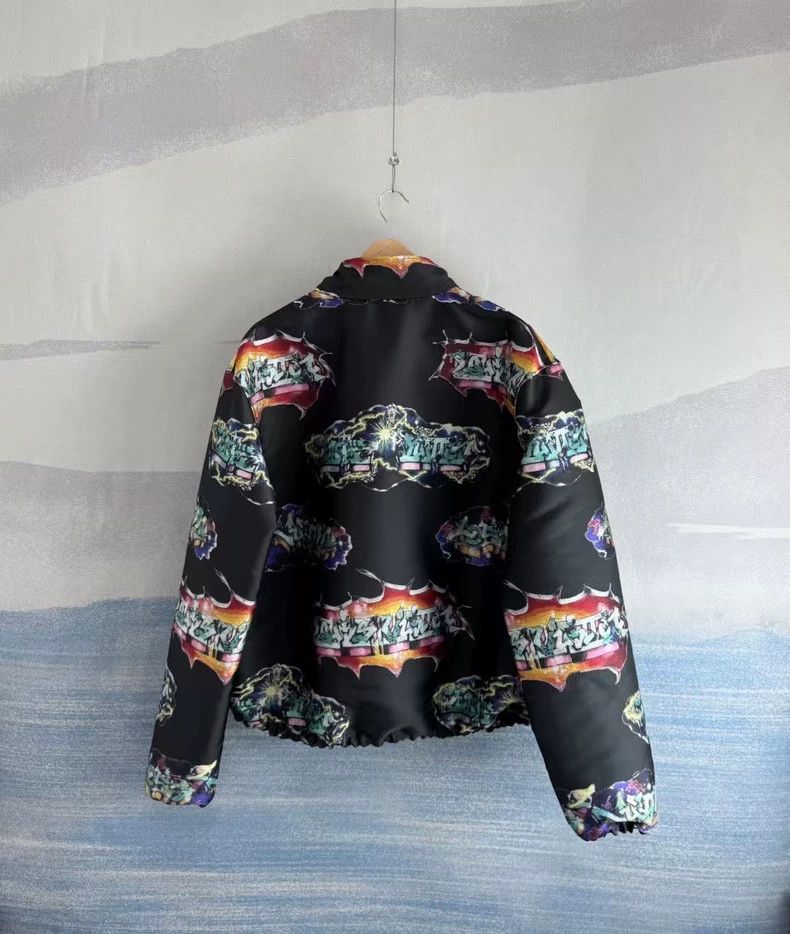 Louis Vuitton Louis Vuitton Black Graffiti Print Jacket Size US XL / EU 56 / 4 - 3 Thumbnail