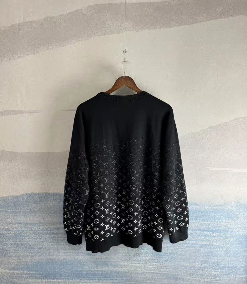 Louis Vuitton Louis Vuitton Black and White Knit Sweater Size US XXL / EU 58 / 5 - 2 Thumbnail