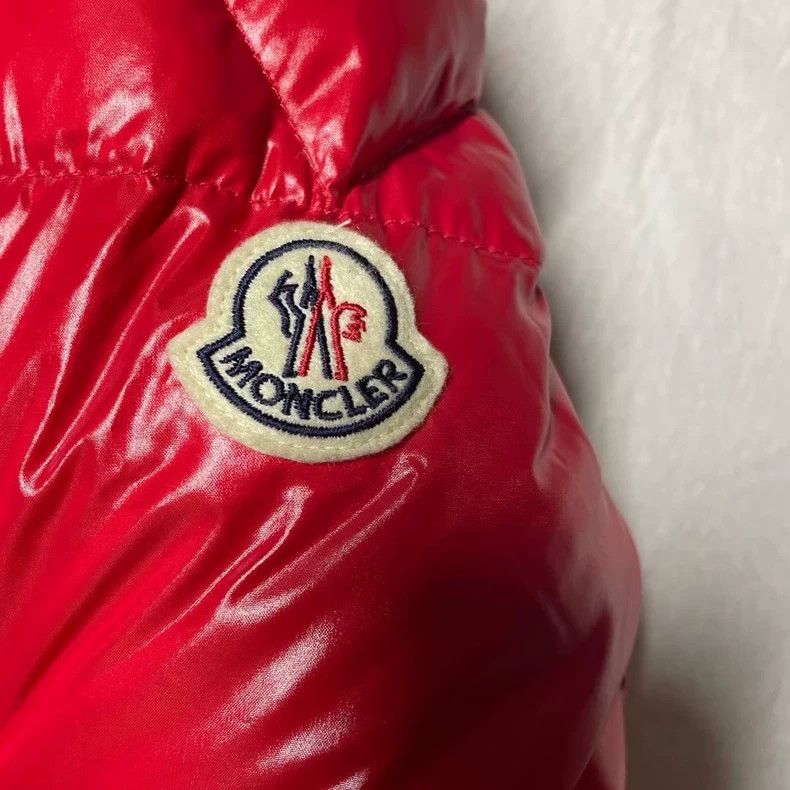 Moncler Moncler Bruel Red Shiny Down Jacket Size US XL / EU 56 / 4 - 7 Thumbnail