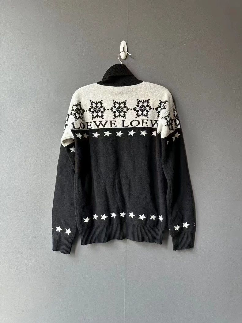 Loewe Loewe Star Pattern Turtleneck Sweater Size US M / EU 48-50 / 2 - 2 Thumbnail