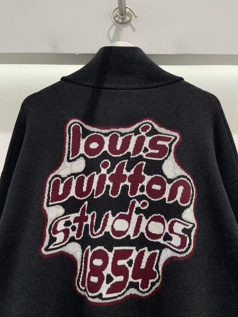 Louis Vuitton Louis Vuitton Wool Zip Coat with Graffiti Design Size US XL / EU 56 / 4 - 3 Thumbnail