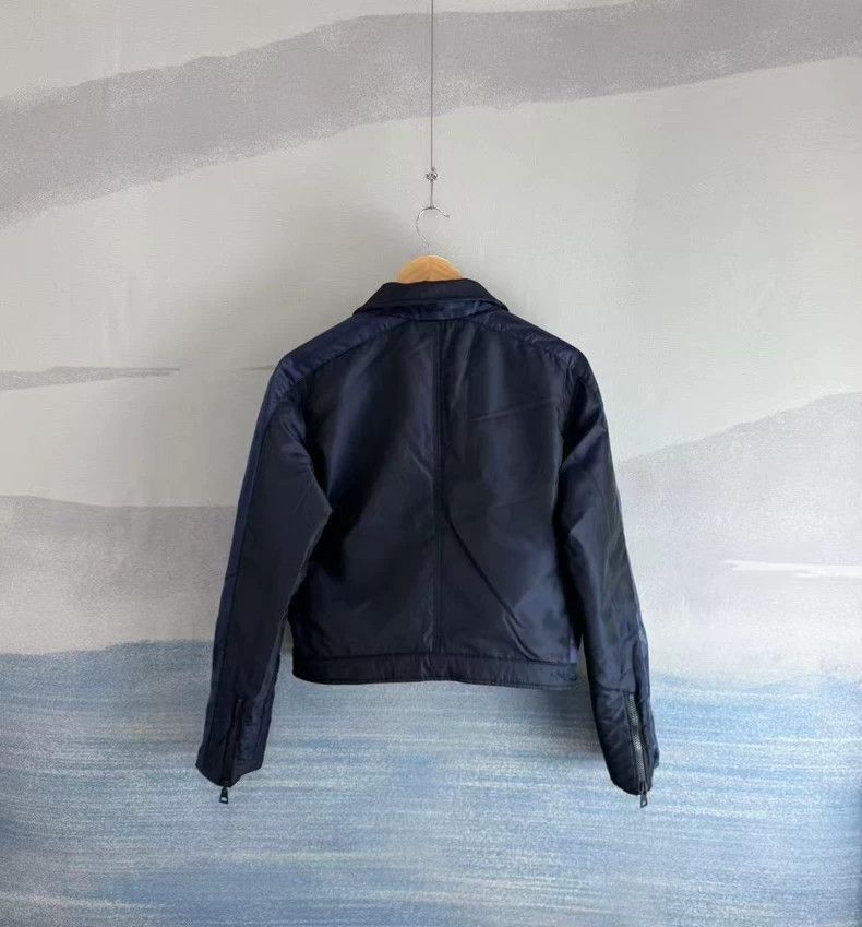 Dior Dior Blue Leopard Print Double-Zip Jacket Size US M / EU 48-50 / 2 - 6 Thumbnail