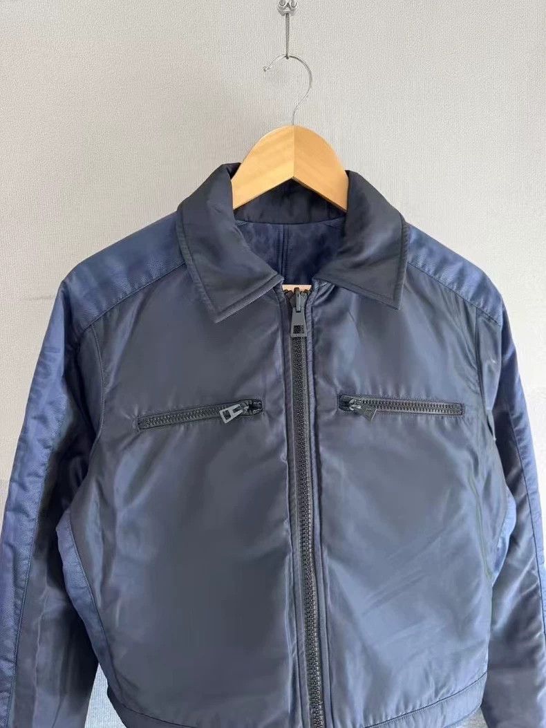 Dior Dior Blue Leopard Print Double-Zip Jacket Size US M / EU 48-50 / 2 - 5 Thumbnail