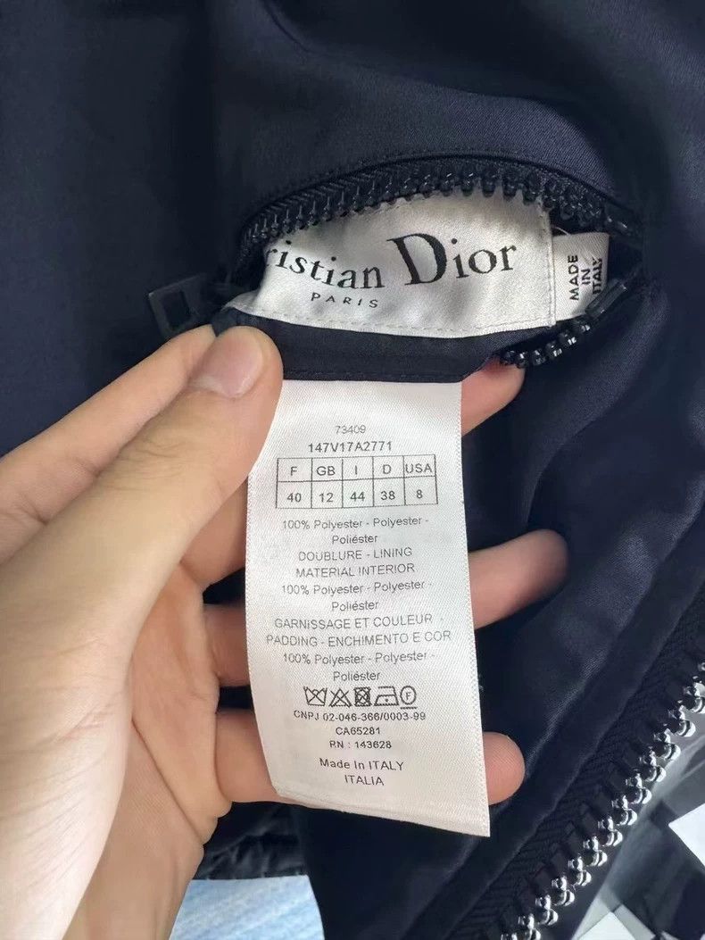 Dior Dior Blue Leopard Print Double-Zip Jacket Size US M / EU 48-50 / 2 - 7 Thumbnail