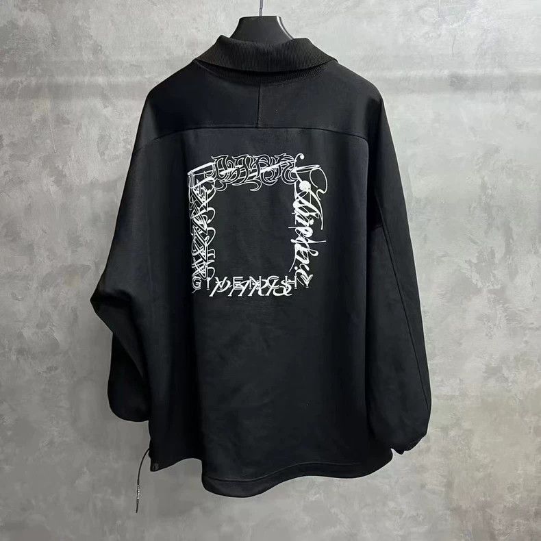Givenchy Givenchy Black Logo Zip Jacket Coat Size US XL / EU 56 / 4 - 5 Thumbnail