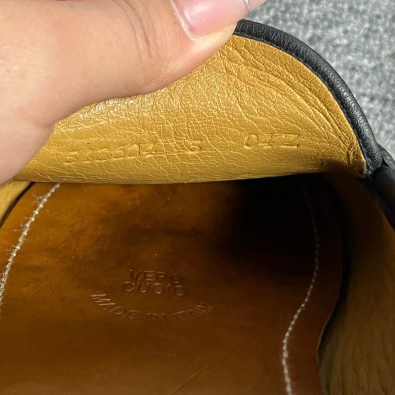 Gucci Gucci Black Leather Slip-On Casual Shoes Size US 5 / EU 37 - 5 Thumbnail