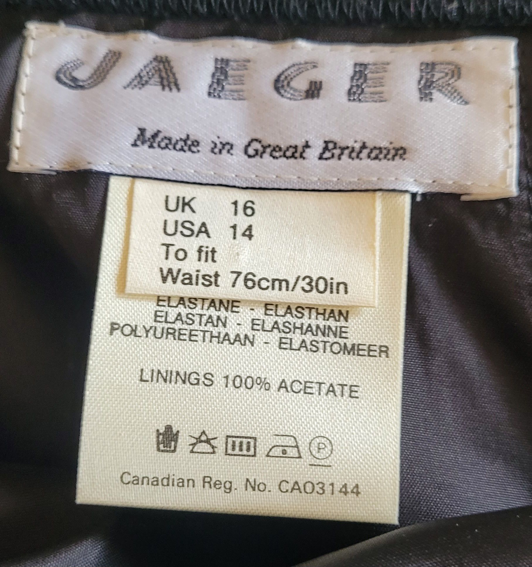 Jaeger Jaeger Skirt Size 34" / US 12 / IT 48 - 3 Thumbnail